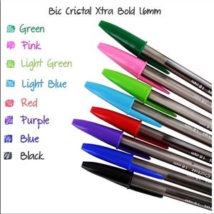 Bic Cristal Xtra Bold Stick Ballpoint Pens